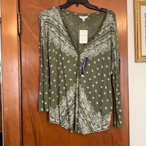 Lucky brand long sleeve shirt with tags